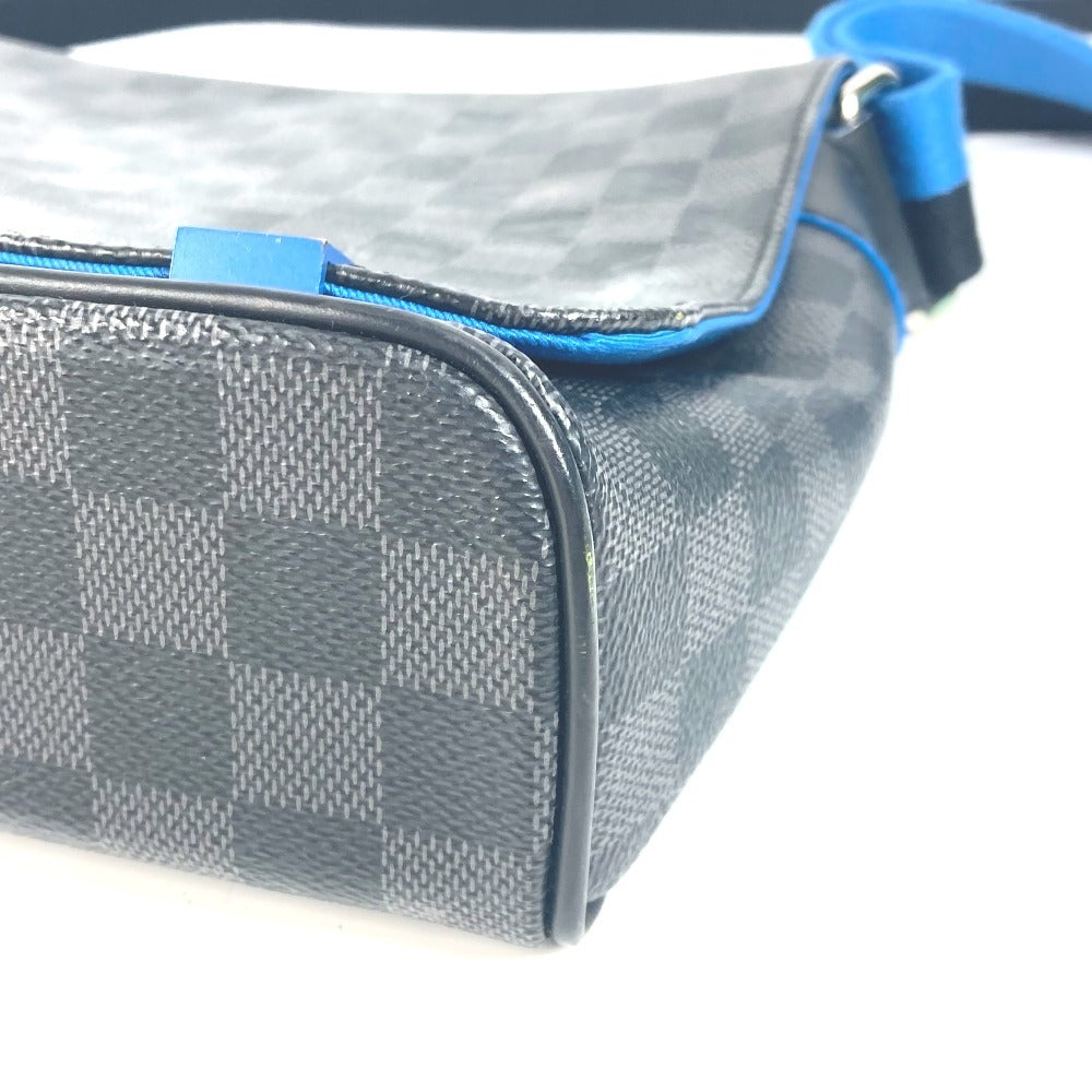 LOUIS VUITTON N42420 ダミエグラフィット ディストリクトPM メッセンジャーバッグ 斜め掛け カバン ショルダーバッグ ダミエグラフィットキャンバス ユニセックス ブラック - brandshop-reference