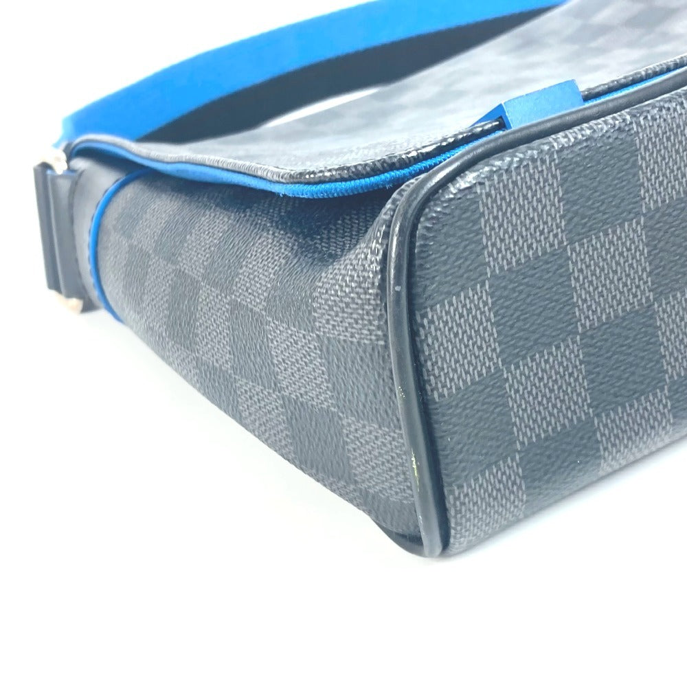 LOUIS VUITTON N42420 ダミエグラフィット ディストリクトPM メッセンジャーバッグ 斜め掛け カバン ショルダーバッグ ダミエグラフィットキャンバス ユニセックス ブラック - brandshop-reference