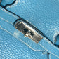HERMES Birkin35 Birkin 35 Bag Tote Bag Hand Bag Taurillon Clemence Blue gene blue/SilverHardware Used