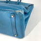 HERMES Birkin35 Birkin 35 Bag Tote Bag Hand Bag Taurillon Clemence Blue gene blue/SilverHardware Used