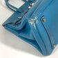 HERMES Birkin35 Birkin 35 Bag Tote Bag Hand Bag Taurillon Clemence Blue gene blue/SilverHardware Used