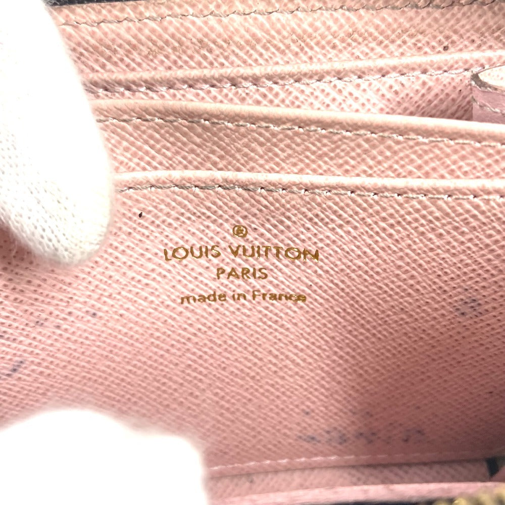 LOUIS VUITTON M62310 モノグラム ジッピーコインパース ドッグ 犬 小銭入れ 財布 ラウンドファスナー コインケース モノグラムキャンバス レディース ローズバレリーヌ ブラウン