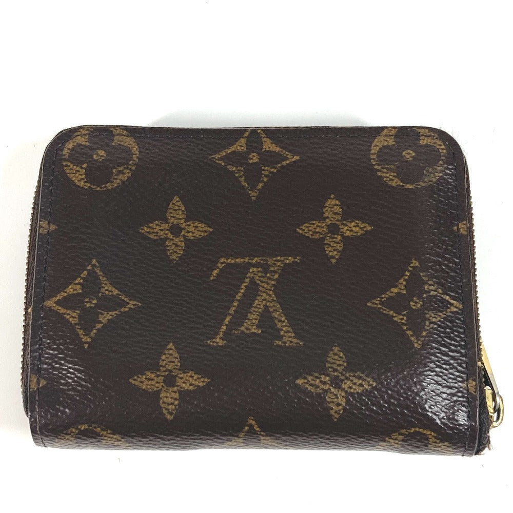 LOUIS VUITTON M62310 モノグラム ジッピーコインパース ドッグ 犬 小銭入れ 財布 ラウンドファスナー コインケース モノグラムキャンバス レディース ローズバレリーヌ ブラウン