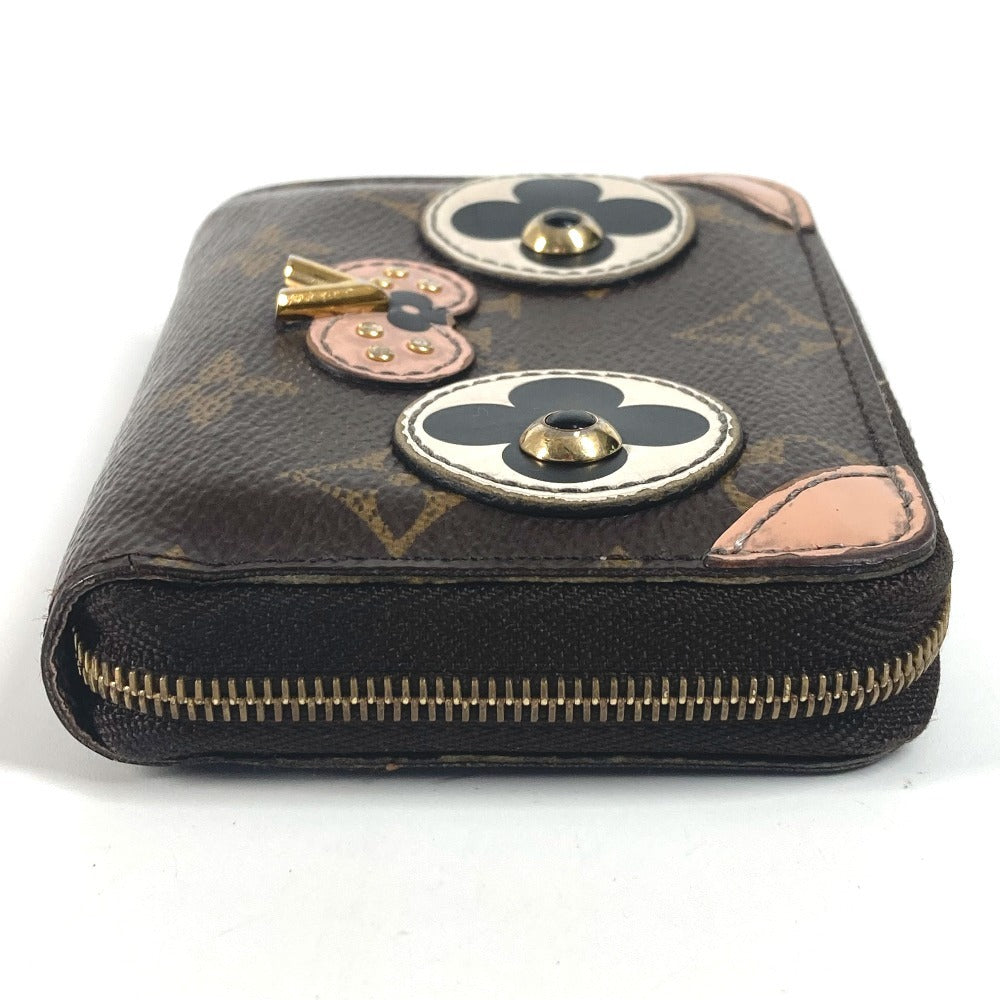 LOUIS VUITTON M62310 モノグラム ジッピーコインパース ドッグ 犬 小銭入れ 財布 ラウンドファスナー コインケース モノグラムキャンバス レディース ローズバレリーヌ ブラウン