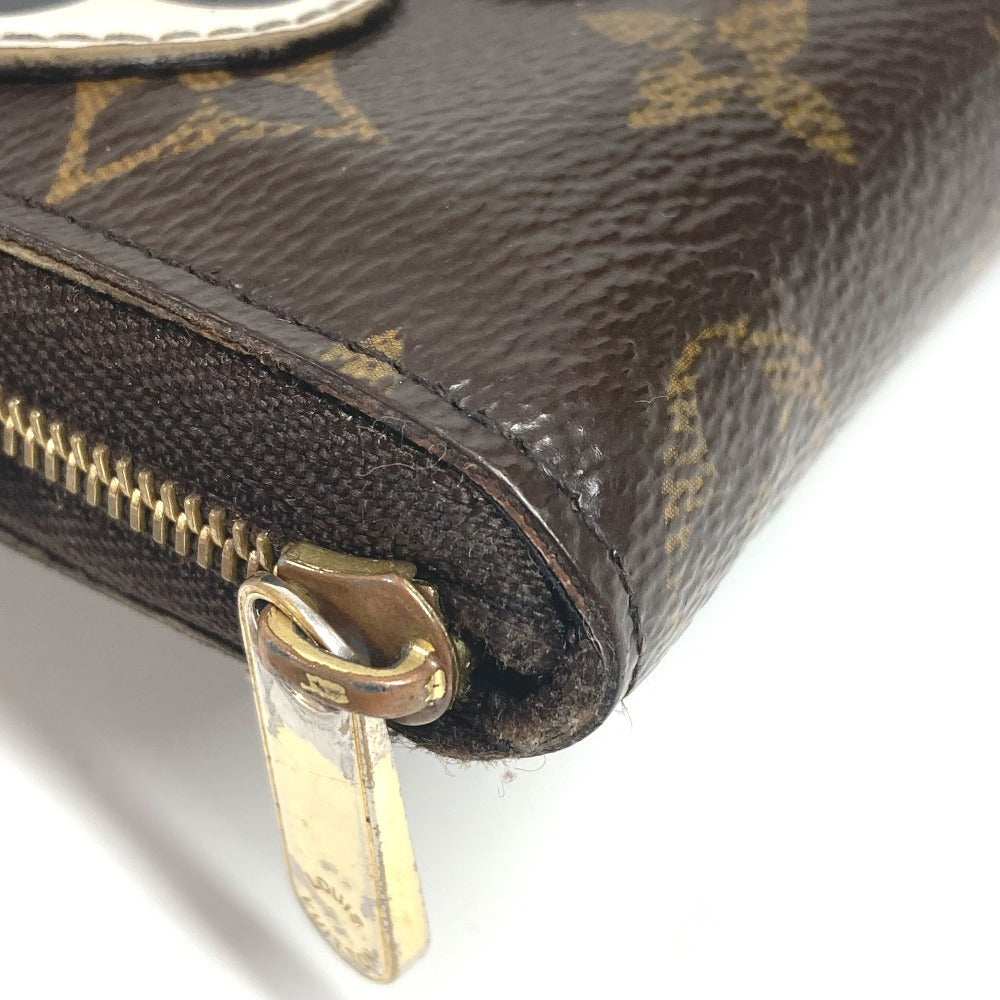 LOUIS VUITTON M62310 モノグラム ジッピーコインパース ドッグ 犬 小銭入れ 財布 ラウンドファスナー コインケース モノグラムキャンバス レディース ローズバレリーヌ ブラウン