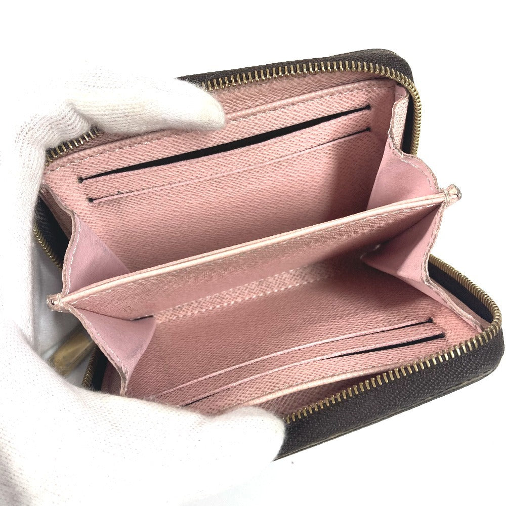 LOUIS VUITTON M62310 モノグラム ジッピーコインパース ドッグ 犬 小銭入れ 財布 ラウンドファスナー コインケース モノグラムキャンバス レディース ローズバレリーヌ ブラウン