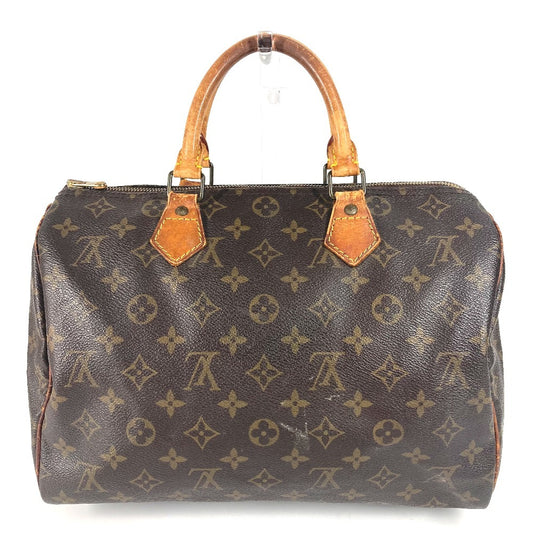 LOUIS VUITTON M41526 Monogram Speedy 30 Speedy 30 Bag Mini Boston Bag Bolso Monogram Canvas Mujer Marrón
