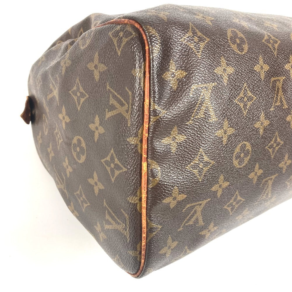 LOUIS VUITTON M41526 Monogram Speedy 30 Speedy 30 Bag Mini Boston Bag Bolso Monogram Canvas Mujer Marrón