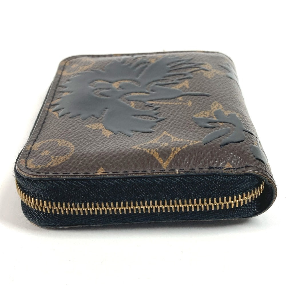 루이비통 M62547 모노그램 블라썸 플로럴 지피 동전 지갑 동전 지갑 지갑 라운드 지퍼 동전 케이스 모노그램 캔버스 남여 브라운