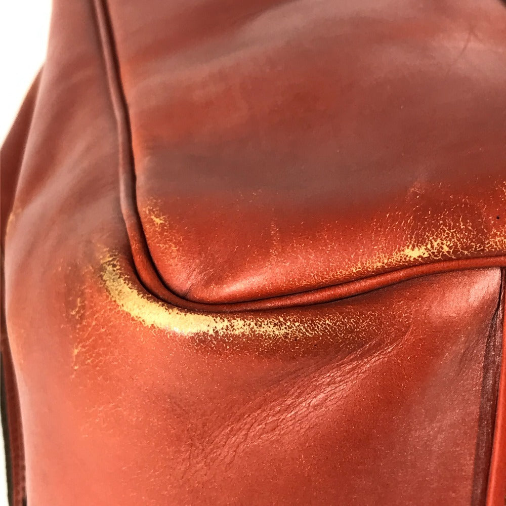 SWAINE ADENEY BRIGG 내부 체크 가방 여행 가방 핸드백 여행 가방 보스턴 가방 가죽 남여 다크 블루