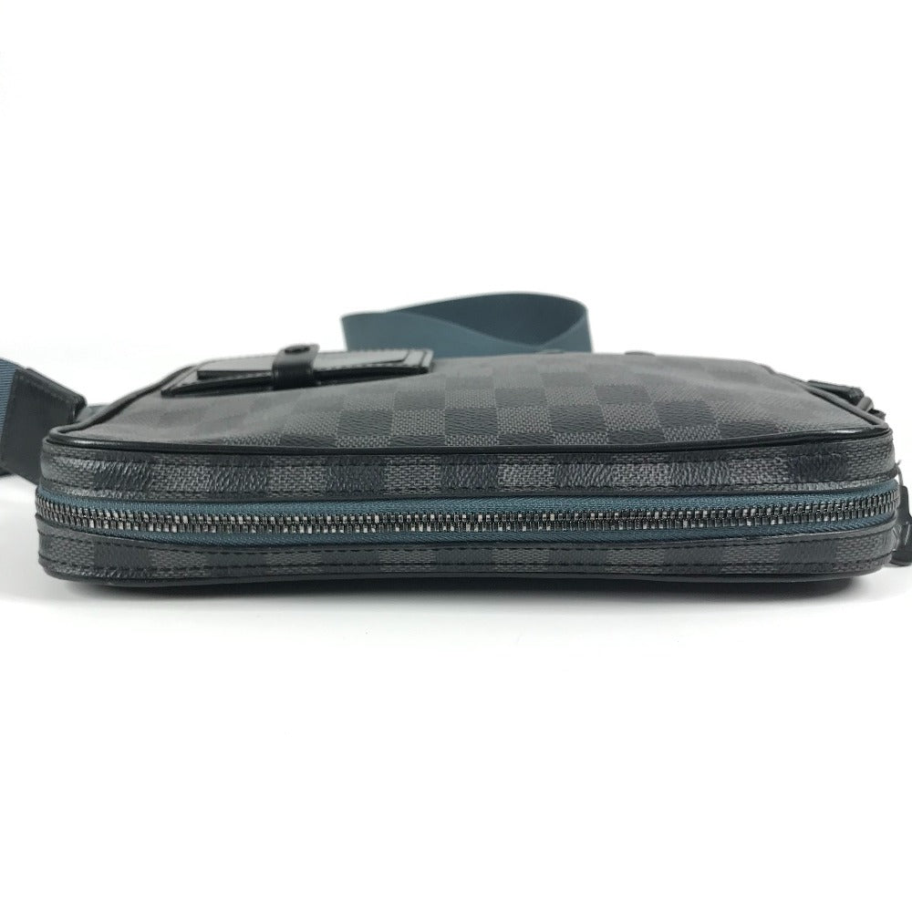 LOUIS VUITTON N40188 Damier Graphite Alpha Messenger Bag Messenger Bag Bolso bandolera Damier Graphite Canvas Unisex Negro