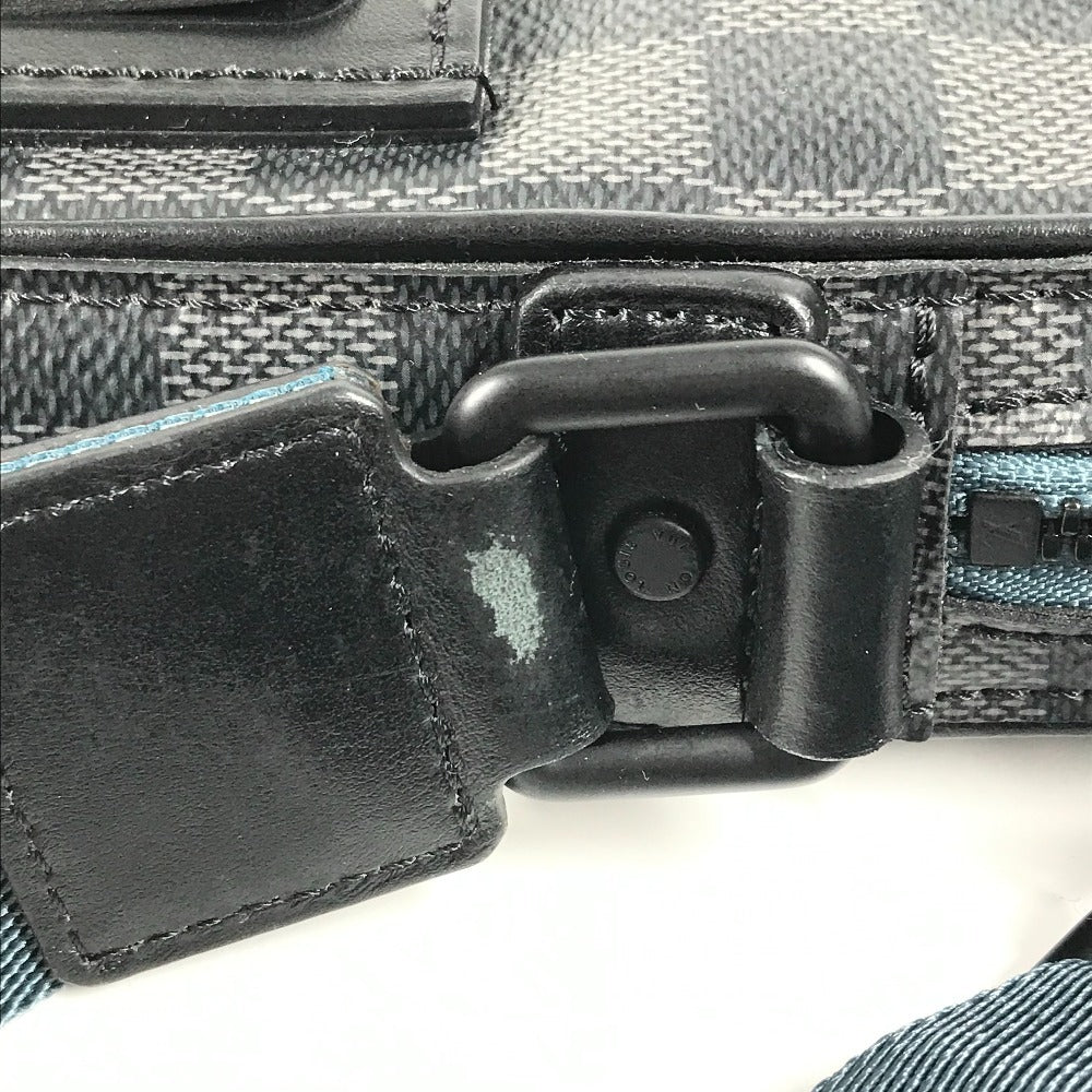 LOUIS VUITTON N40188 Damier Graphite Alpha Messenger Bag Messenger Bag Bolso bandolera Damier Graphite Canvas Unisex Negro