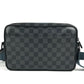 LOUIS VUITTON N40188 Damier Graphite Alpha Messenger Bag Messenger Bag Bolso bandolera Damier Graphite Canvas Unisex Negro