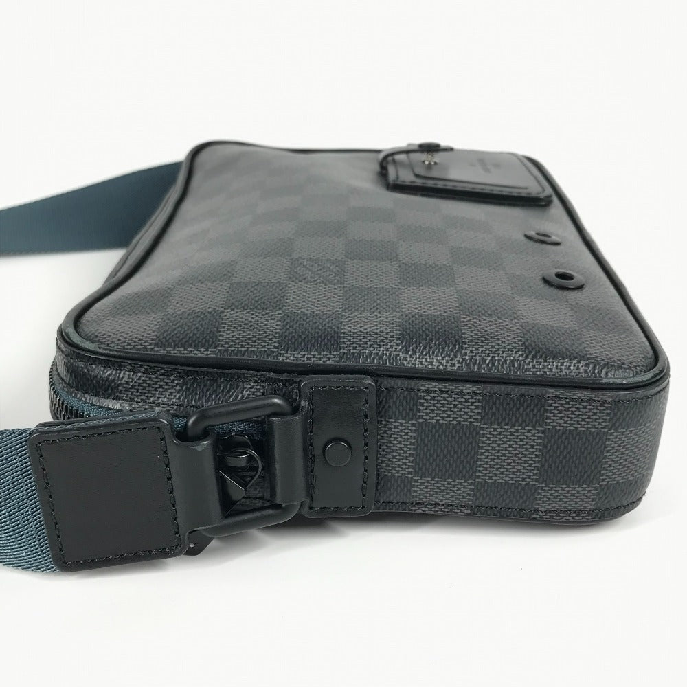 LOUIS VUITTON N40188 Damier Graphite Alpha Messenger Bag Messenger Bag Bolso bandolera Damier Graphite Canvas Unisex Negro
