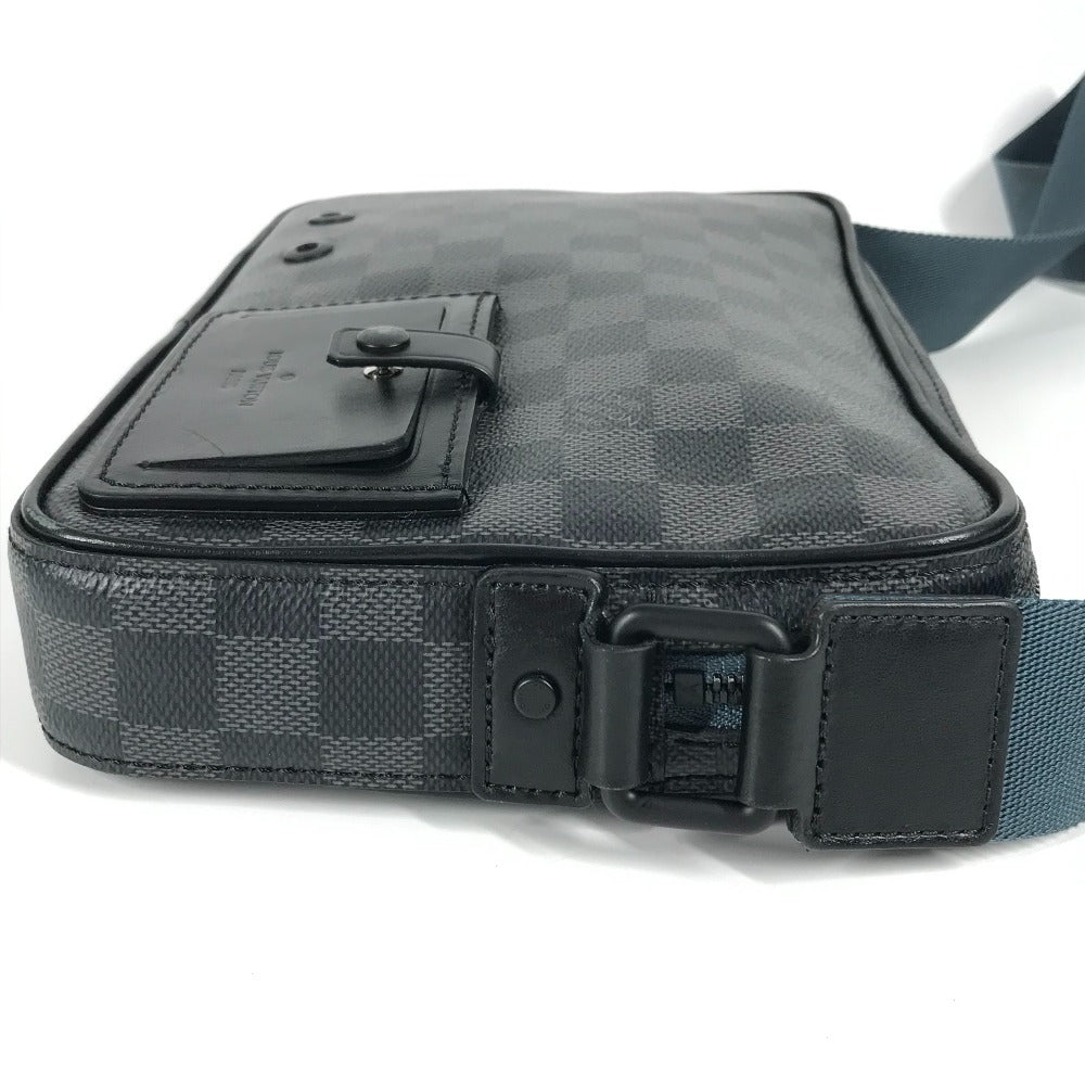 LOUIS VUITTON N40188 Damier Graphite Alpha Messenger Bag Messenger Bag Bolso bandolera Damier Graphite Canvas Unisex Negro