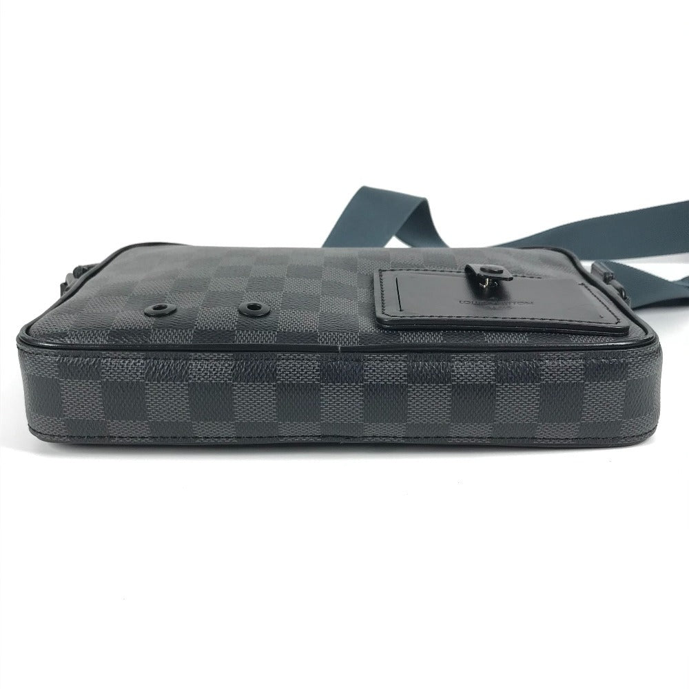 LOUIS VUITTON N40188 Damier Graphite Alpha Messenger Bag Messenger Bag Bolso bandolera Damier Graphite Canvas Unisex Negro
