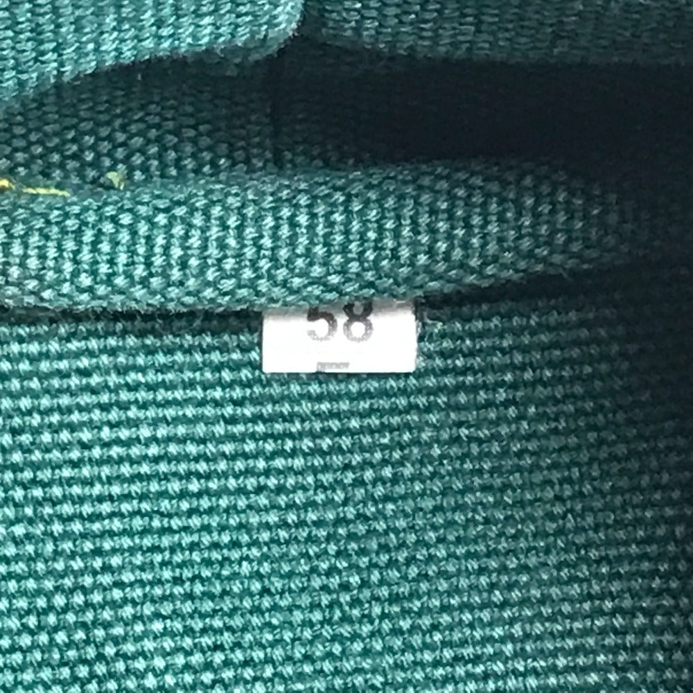 PRADA Kanapa Logo Striped Bag Tote Bag Handbag Canvas Women's Green