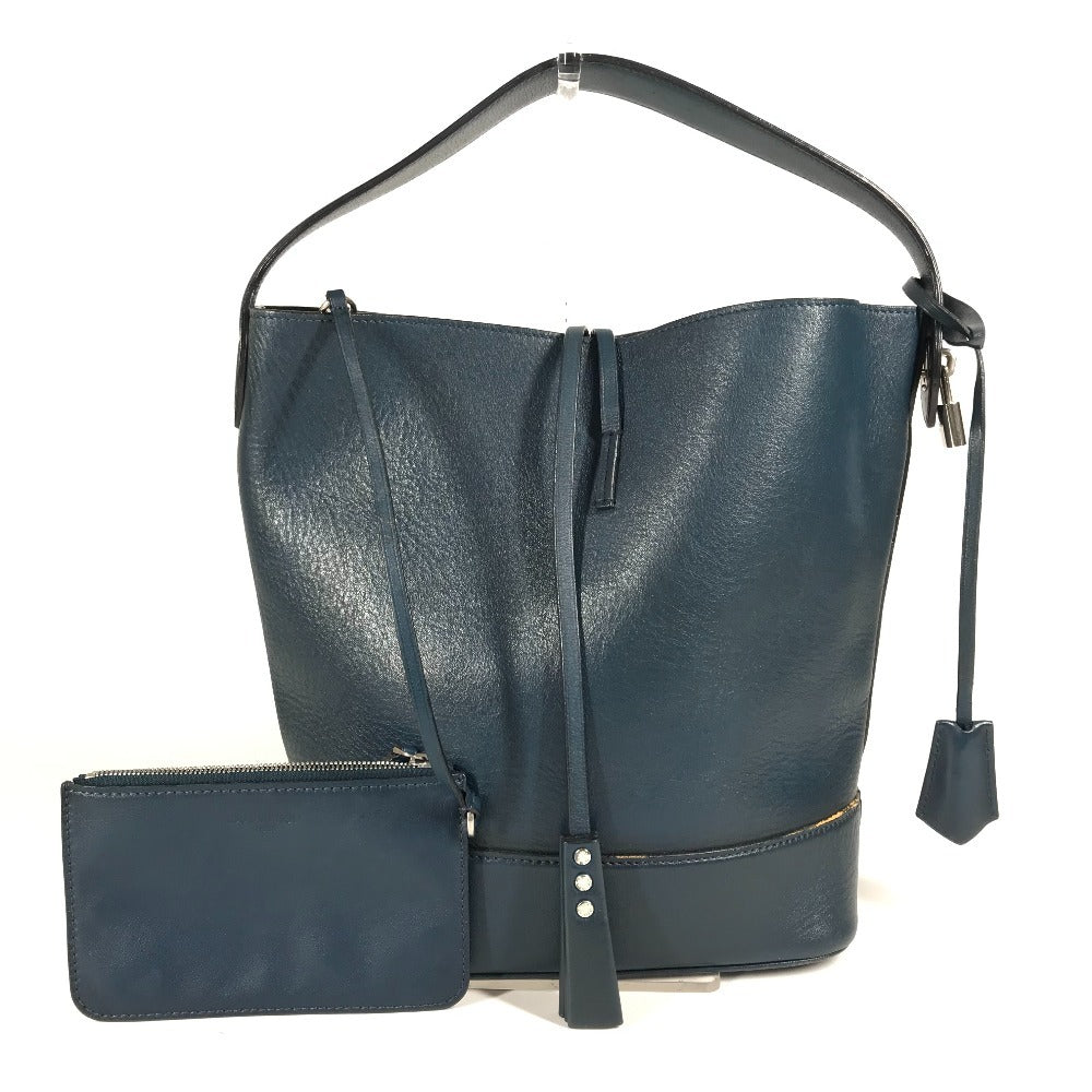 루이비통 M94588 파우치 포함 NN14GM Cuir Nuance 백 숄더백 가죽 남여 블루