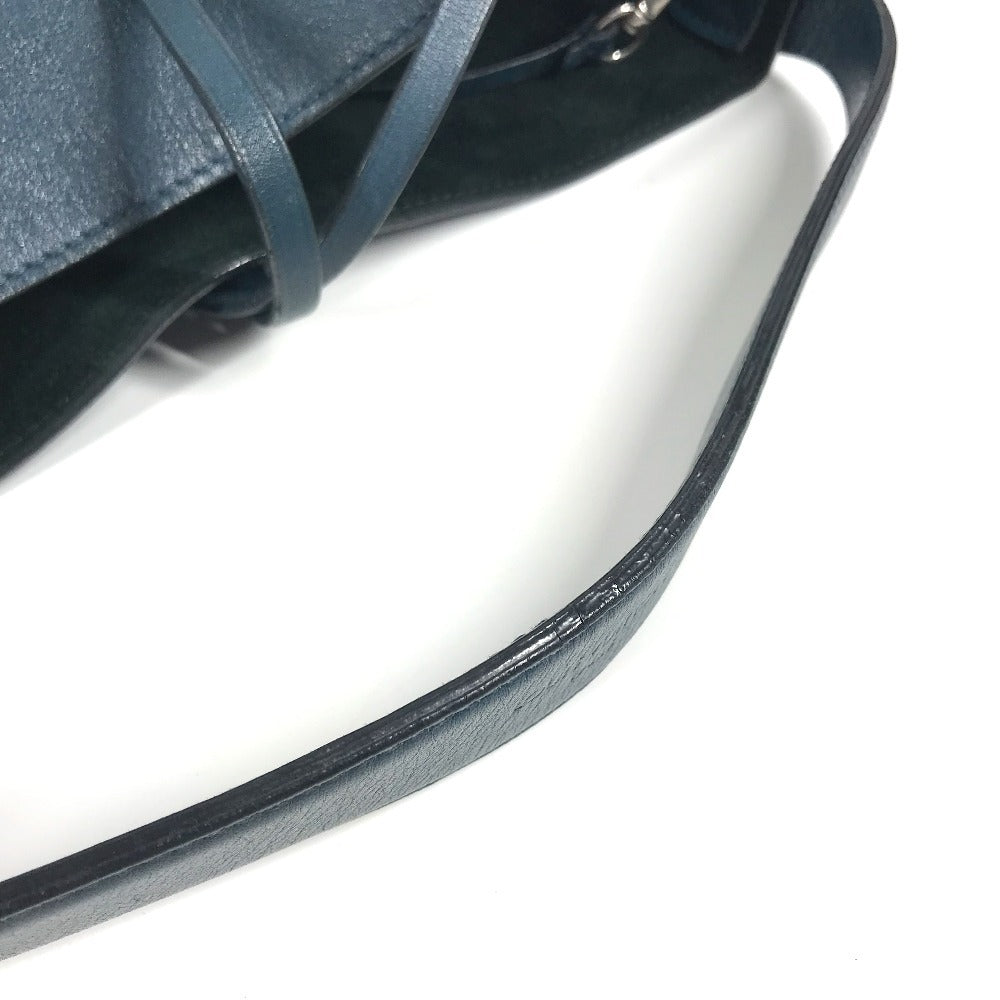 루이비통 M94588 파우치 포함 NN14GM Cuir Nuance 백 숄더백 가죽 남여 블루