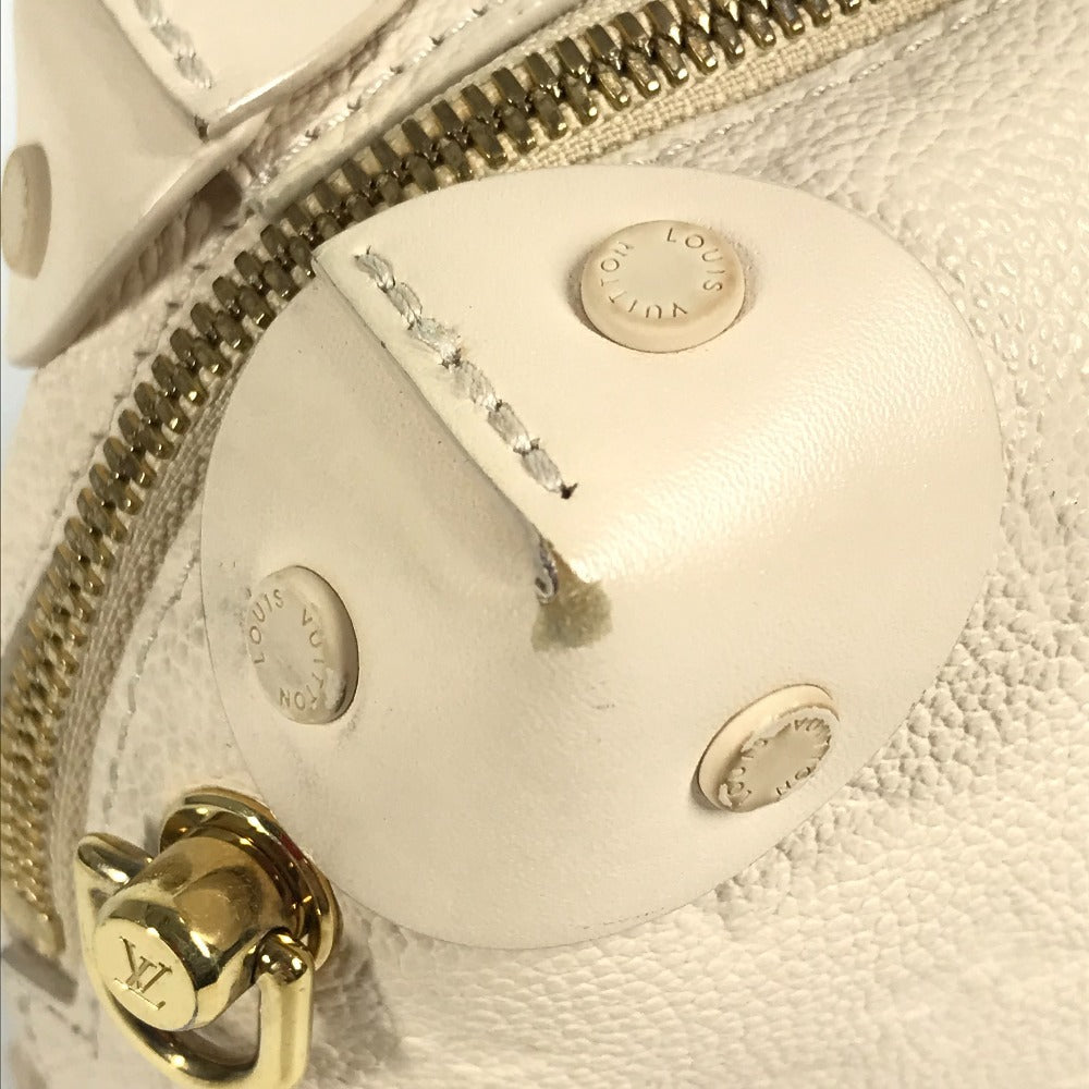 LOUIS VUITTON M45394 Monogram Emprene Petite Mal Souple Bag Box Bag Handbag Monogram Emprene Leather Women's Crème White