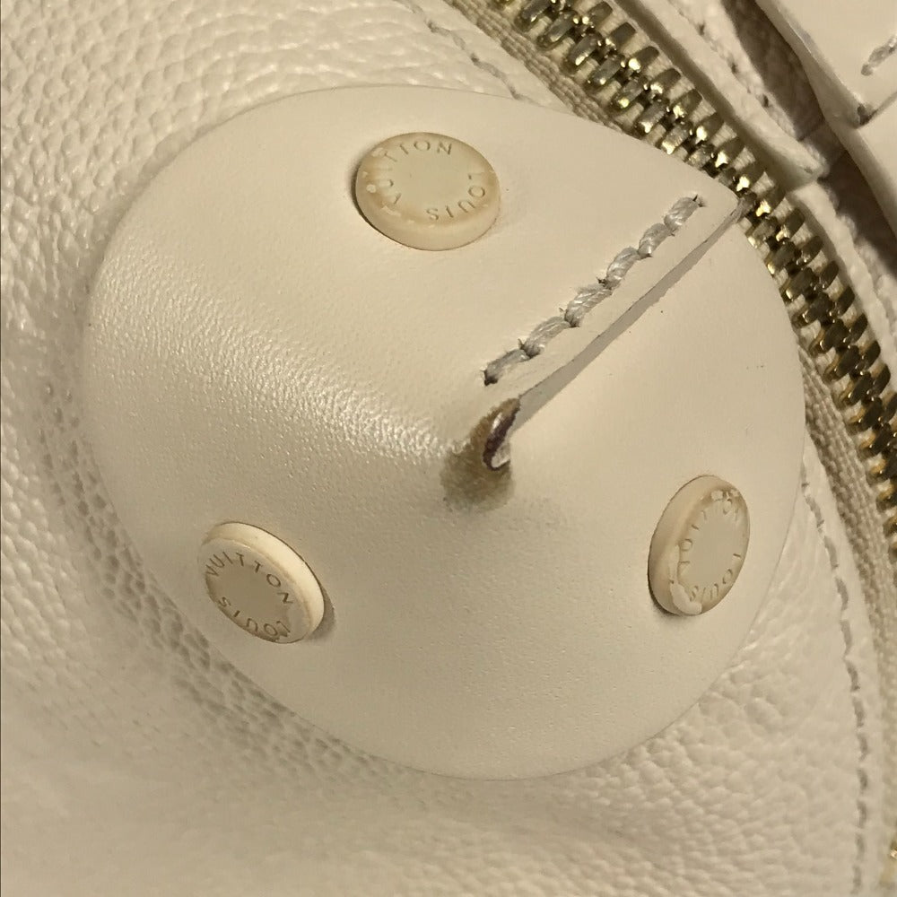 LOUIS VUITTON M45394 Monogram Emprene Petite Mal Souple Bag Box Bag Handbag Monogram Emprene Leather Women's Crème White