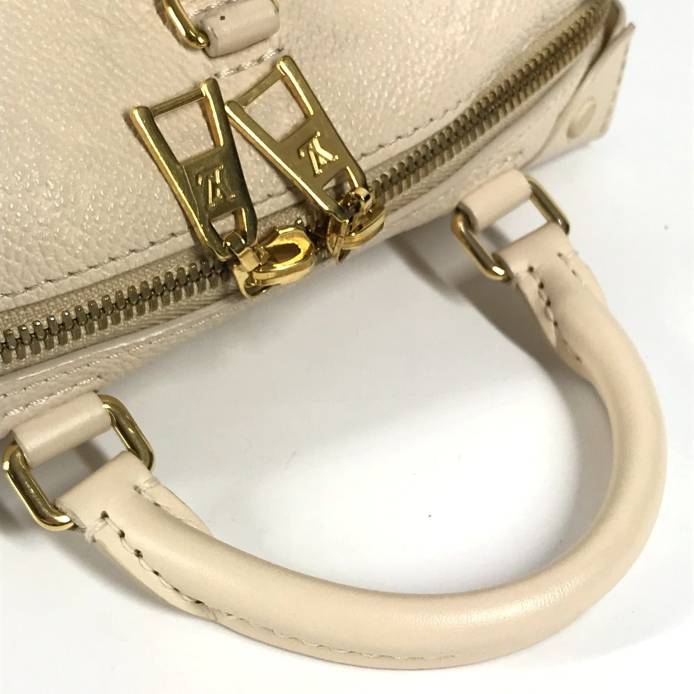 LOUIS VUITTON M45394 Monogram Emprene Petite Mal Souple Bag Box Bag Handbag Monogram Emprene Leather Women's Crème White