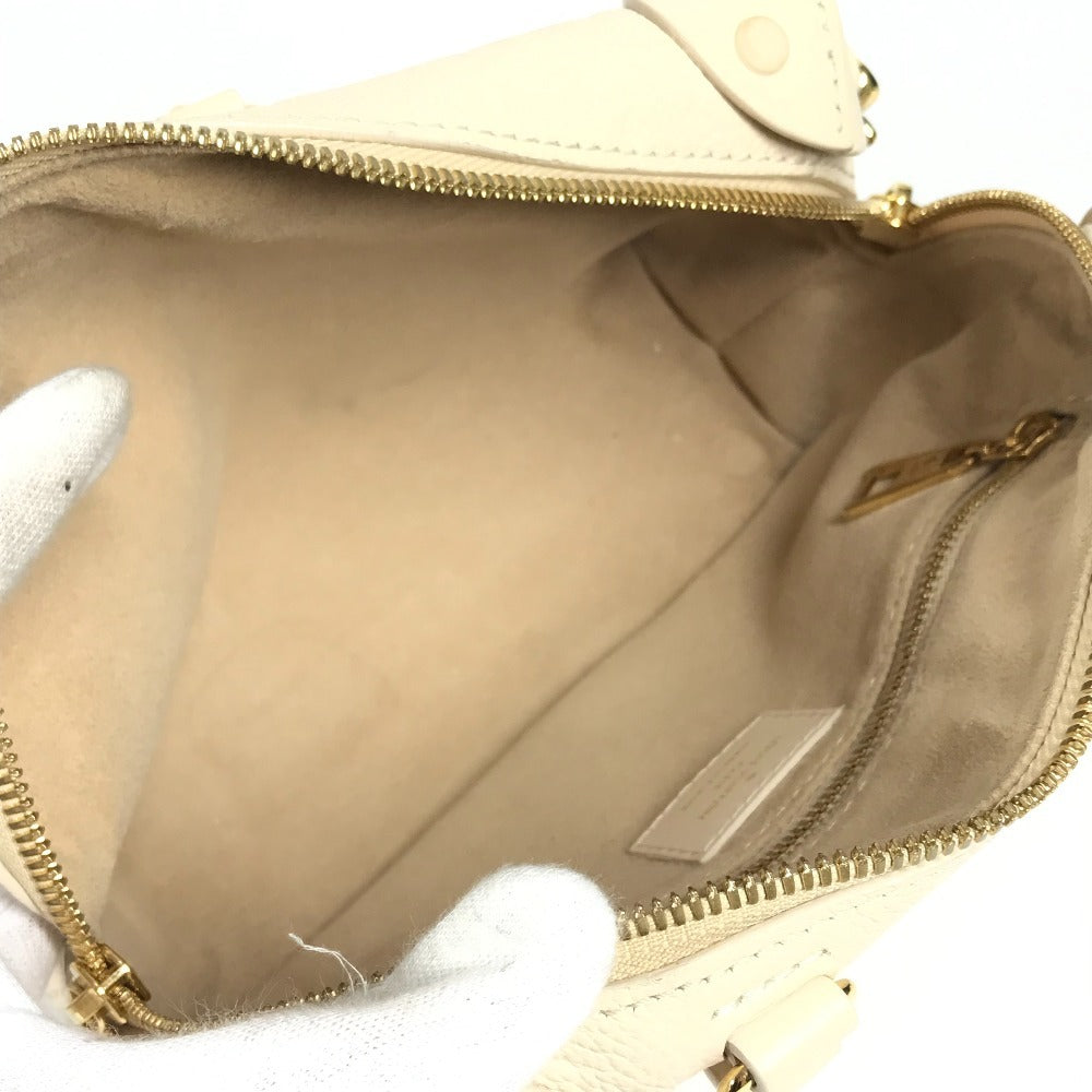 LOUIS VUITTON M45394 Monogram Emprene Petite Mal Souple Bag Box Bag Handbag Monogram Emprene Leather Women's Crème White