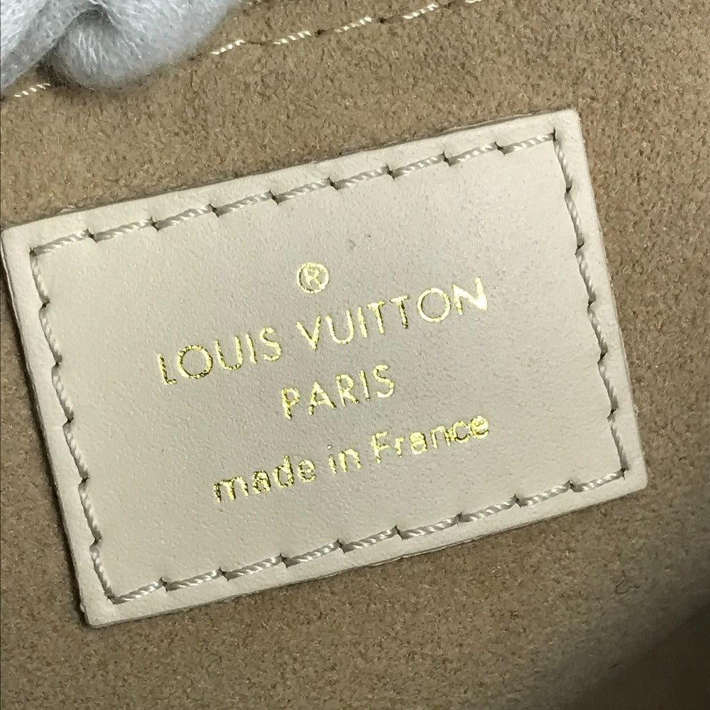 LOUIS VUITTON M45394 Monogram Emprene Petite Mal Souple Bag Box Bag Handbag Monogram Emprene Leather Women's Crème White