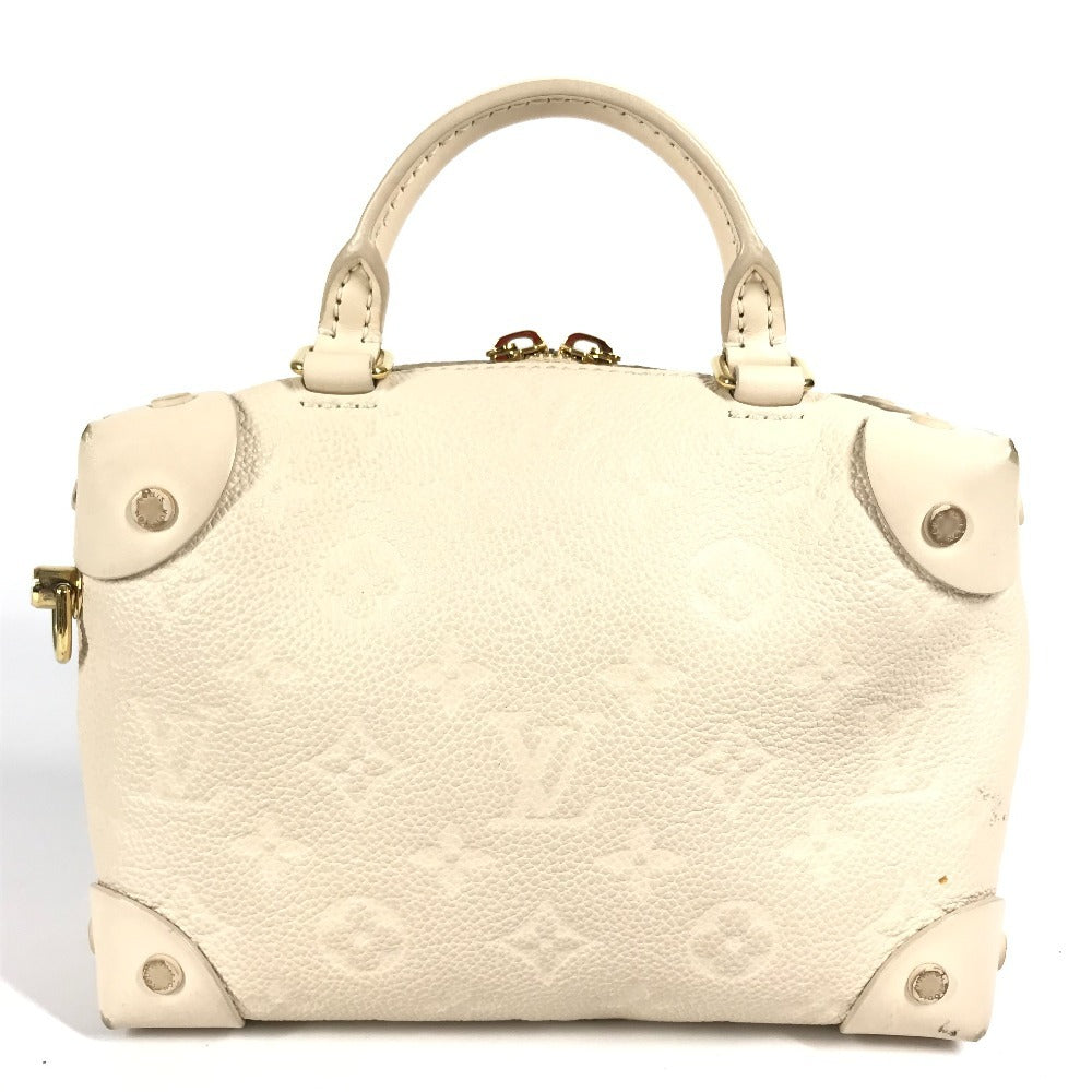LOUIS VUITTON M45394 Monogram Emprene Petite Mal Souple Bag Box Bag Handbag Monogram Emprene Leather Women's Crème White