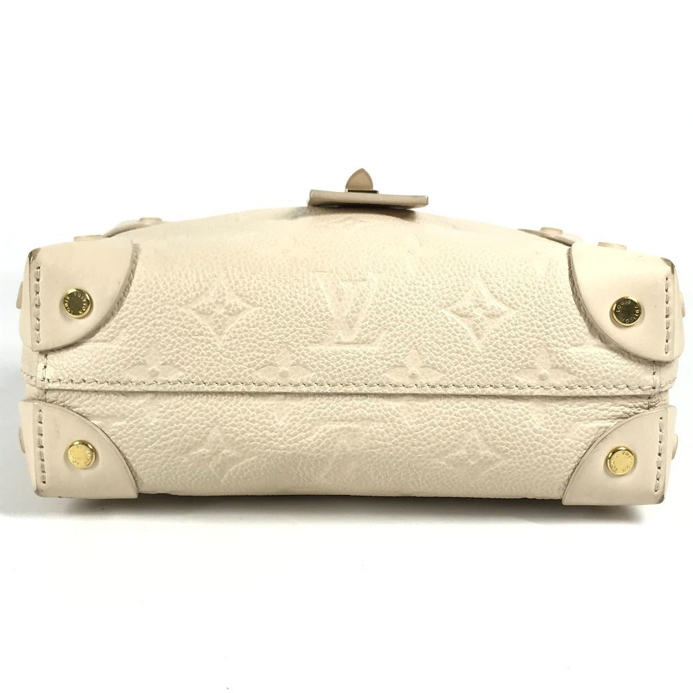 LOUIS VUITTON M45394 Monogram Emprene Petite Mal Souple Bag Box Bag Handbag Monogram Emprene Leather Women's Crème White