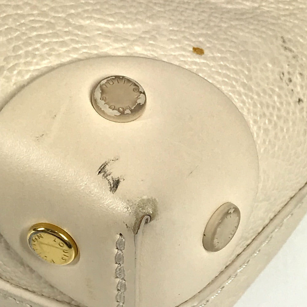 LOUIS VUITTON M45394 Monogram Emprene Petite Mal Souple Bag Box Bag Handbag Monogram Emprene Leather Women's Crème White