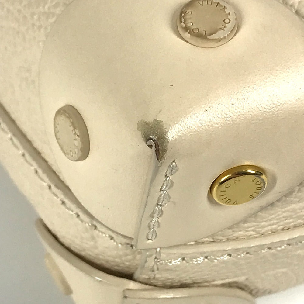 LOUIS VUITTON M45394 Monogram Emprene Petite Mal Souple Bag Box Bag Handbag Monogram Emprene Leather Women's Crème White
