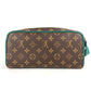 Louis Vuitton M12639 Monogram Dop Kit Dop Kit Bag Clutch Bag Pouch Beg Kedua Monogram Macassar Canvas Unisex Borneo Hijau Hijau