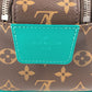 Louis Vuitton M12639 Monogram Dop Kit Dop Kit Bag Clutch Bag Pouch Beg Kedua Monogram Macassar Canvas Unisex Borneo Hijau Hijau
