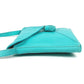 Hermes Tassel Fringe Sack Pom Pom Bag Crossbody Pochette Beg Beg Leather Ladies Turquoise Blue