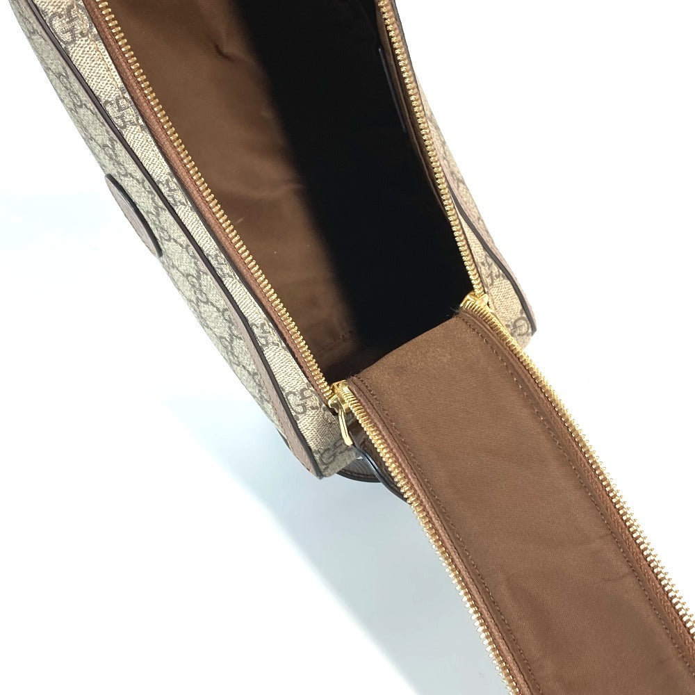 GUCCI 730116 GG Supreme Interlocking G Bag Clutch Bag Pouch Second Bag GG Supreme Canvas Unisex Beige