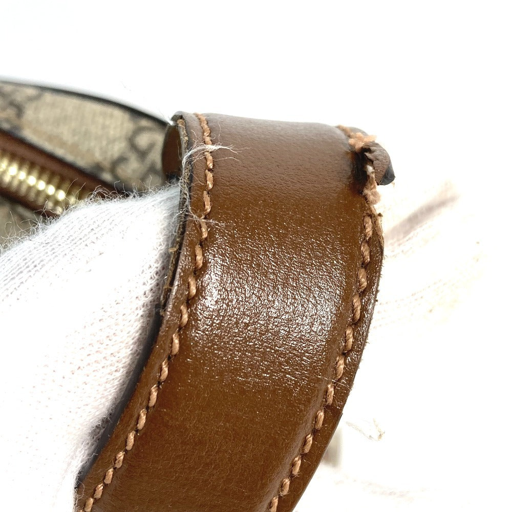 GUCCI 730116 GG Supreme Interlocking G Bag Clutch Bag Pouch Second Bag GG Supreme Canvas Unisex Beige