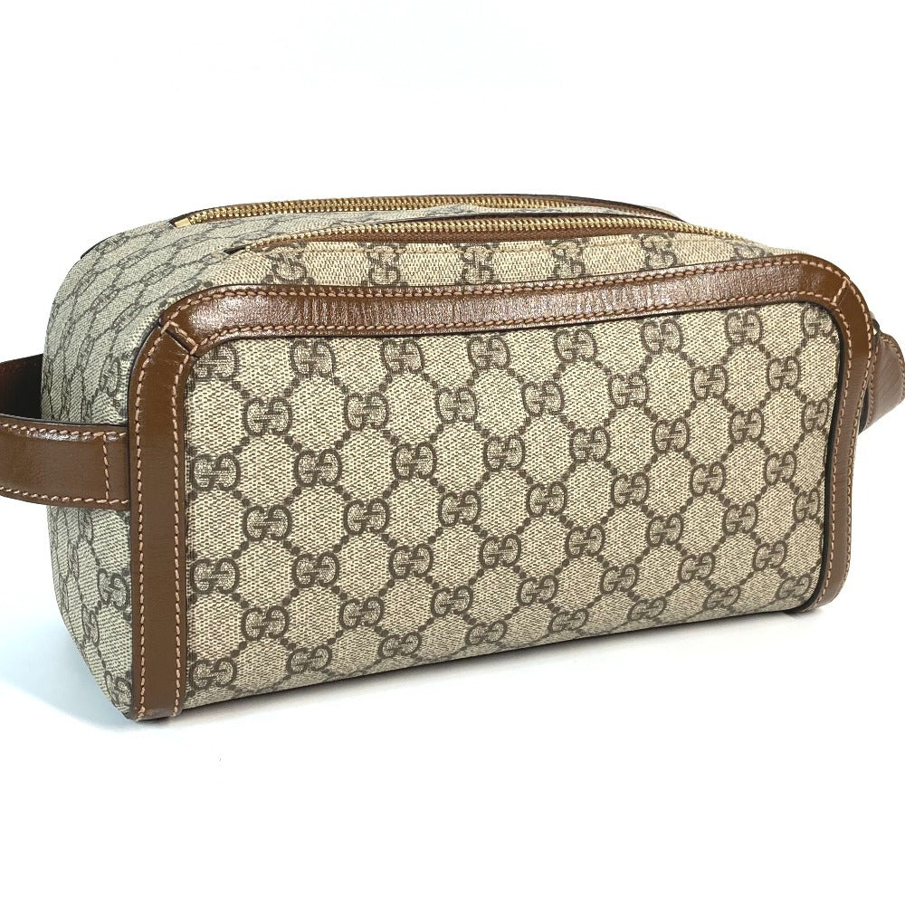 GUCCI 730116 GG Supreme Interlocking G Bag Clutch Bag Pouch Second Bag GG Supreme Canvas Unisex Beige