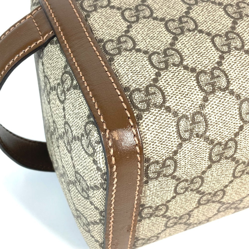 GUCCI 730116 GG Supreme Interlocking G Bag Clutch Bag Pouch Second Bag GG Supreme Canvas Unisex Beige