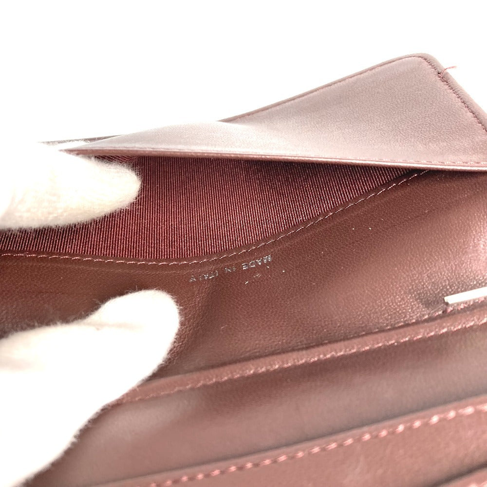 CHANEL CC Logo Coco Mark Matelasse Quilted Cover Case Stationery Passport Case Leather Unisex Black