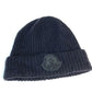 MONCLER Rhinestone Logo Beanie Hat Knit Cap Knit Cap Wool Unisex Black