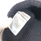 MONCLER Rhinestone Logo Beanie Hat Knit Cap Knit Cap Wool Unisex Black
