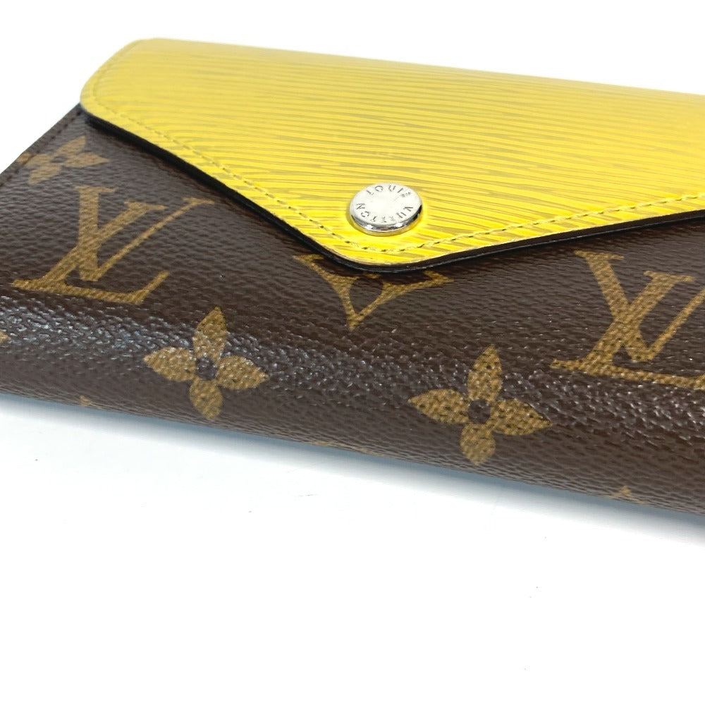LOUIS VUITTON M40627 Monogram Portefeuille Marie Lou Compact Wallet Wallet Trifold Wallet Monogram Canvas Unisex Yellow