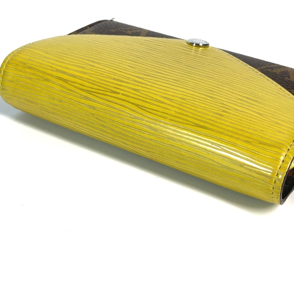 LOUIS VUITTON M40627 Monogram Portefeuille Marie Lou Compact Wallet Wallet Trifold Wallet Monogram Canvas Unisex Yellow