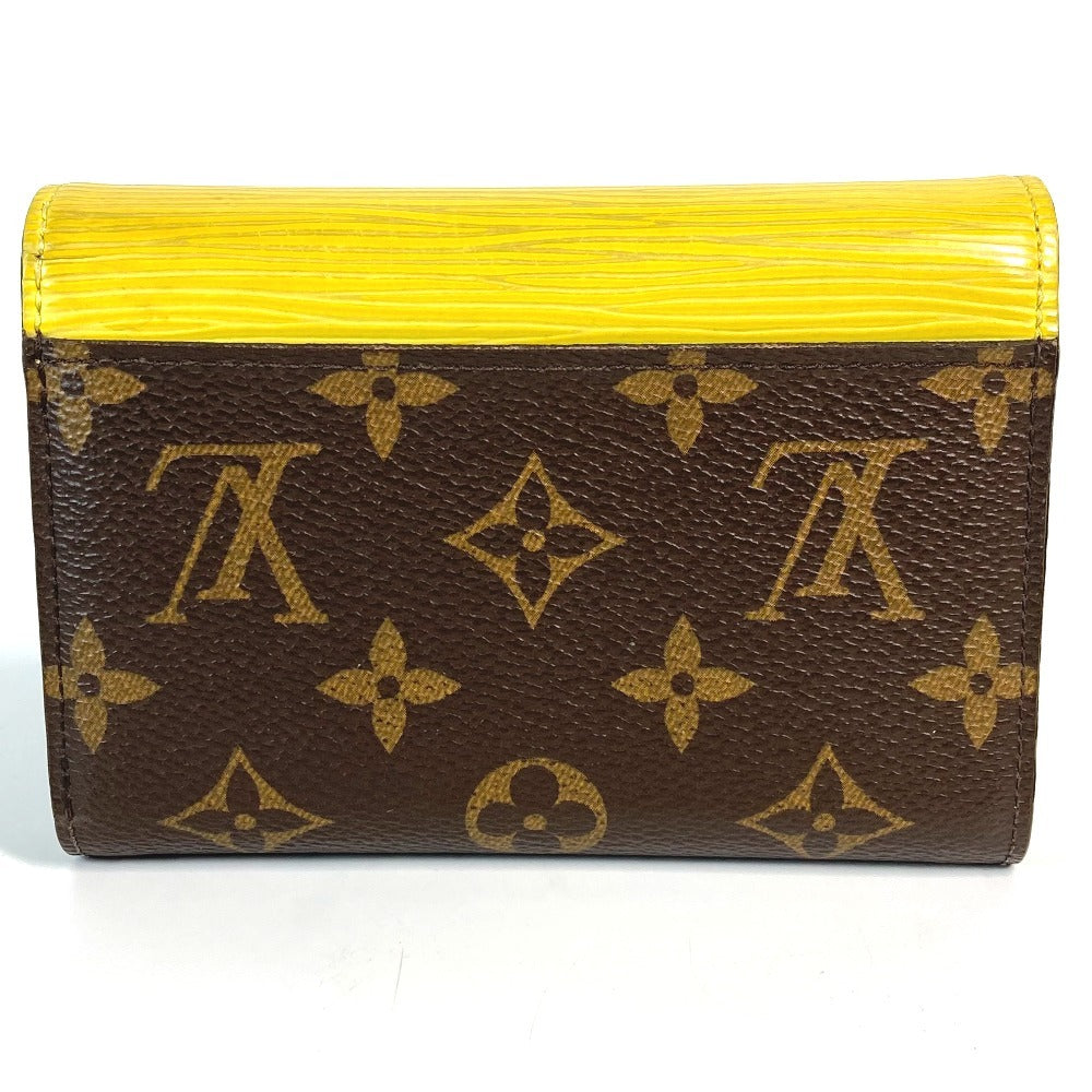 LOUIS VUITTON M40627 Monogram Portefeuille Marie Lou Compact Wallet Wallet Trifold Wallet Monogram Canvas Unisex Yellow