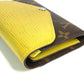 LOUIS VUITTON M40627 Monogram Portefeuille Marie Lou Compact Wallet Wallet Trifold Wallet Monogram Canvas Unisex Yellow