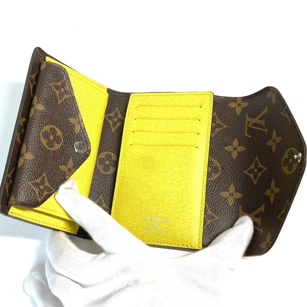 LOUIS VUITTON M40627 Monogram Portefeuille Marie Lou Compact Wallet Wallet Trifold Wallet Monogram Canvas Unisex Yellow