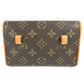 Louis Vuitton M51855 Monogram Pochette Florentine Bag Belt Bag Body Bag Pauch Pouch Monogram Canvas Wanita Coklat