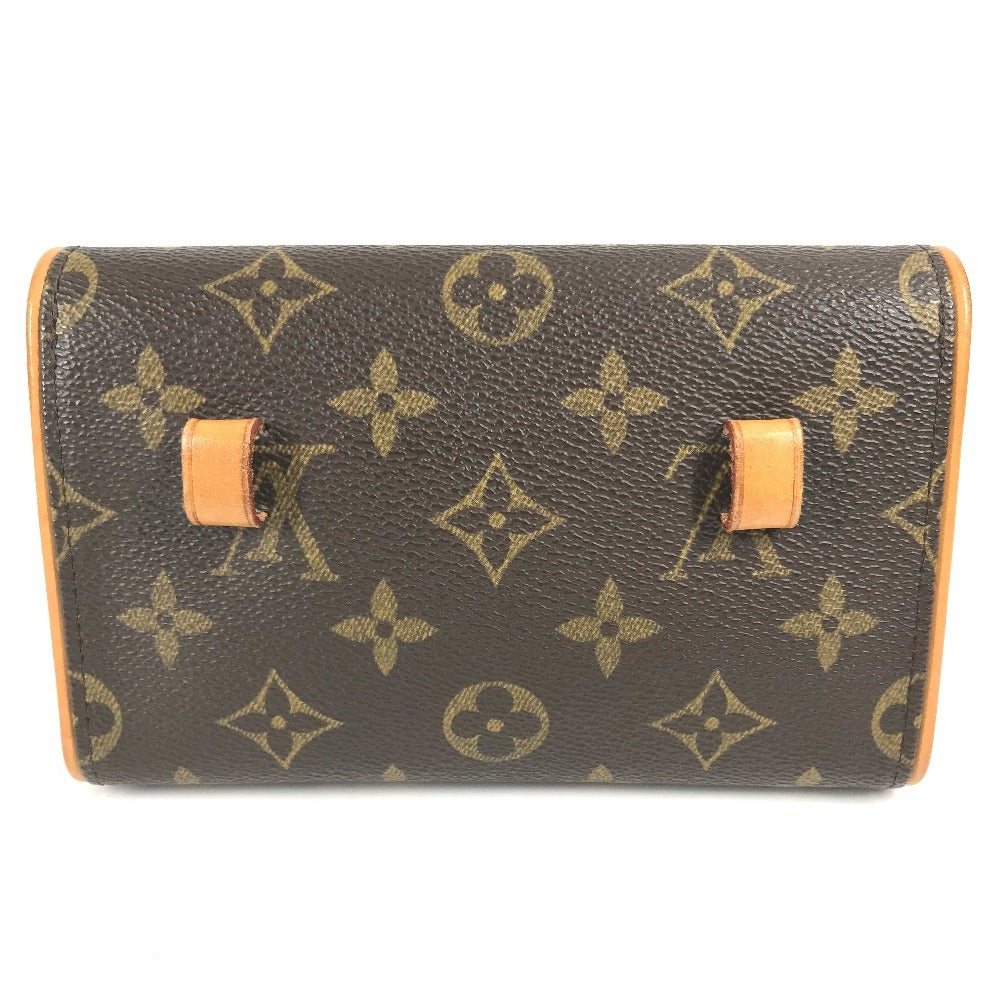Louis Vuitton M51855 Monogram Pochette Florentine Bag Belt Bag Body Bag Pauch Pouch Monogram Canvas Wanita Coklat