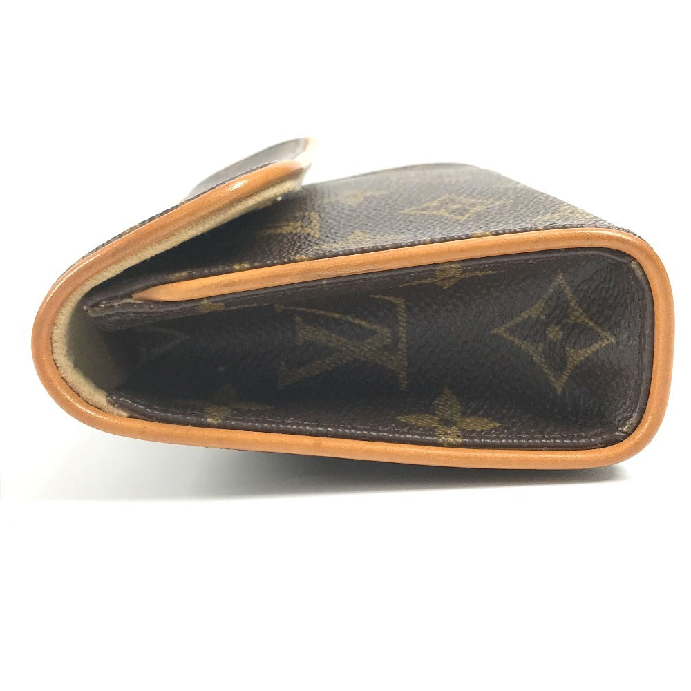 Louis Vuitton M51855 Monogram Pochette Florentine Bag Belt Bag Body Bag Pauch Pouch Monogram Canvas Wanita Coklat
